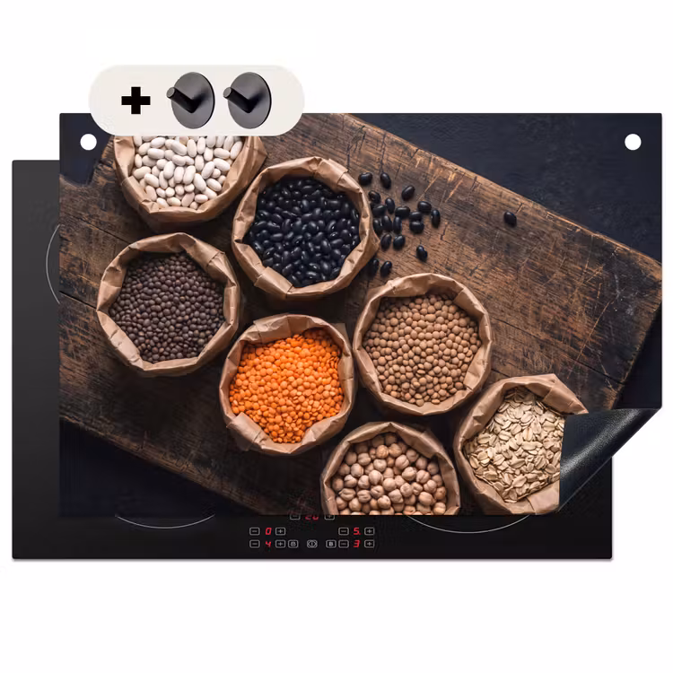 Inductie beschermer en spatscherm (2in1) - Eten - Zakjes - Voeding — 1