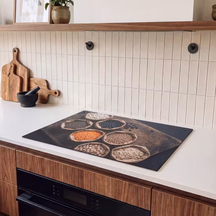Inductie beschermer en spatscherm (2in1) - Eten - Zakjes - Voeding — 3