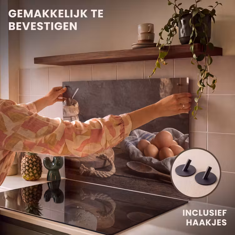 Inductie beschermer en spatscherm (2in1) - Meel - Eieren - Eten — 7