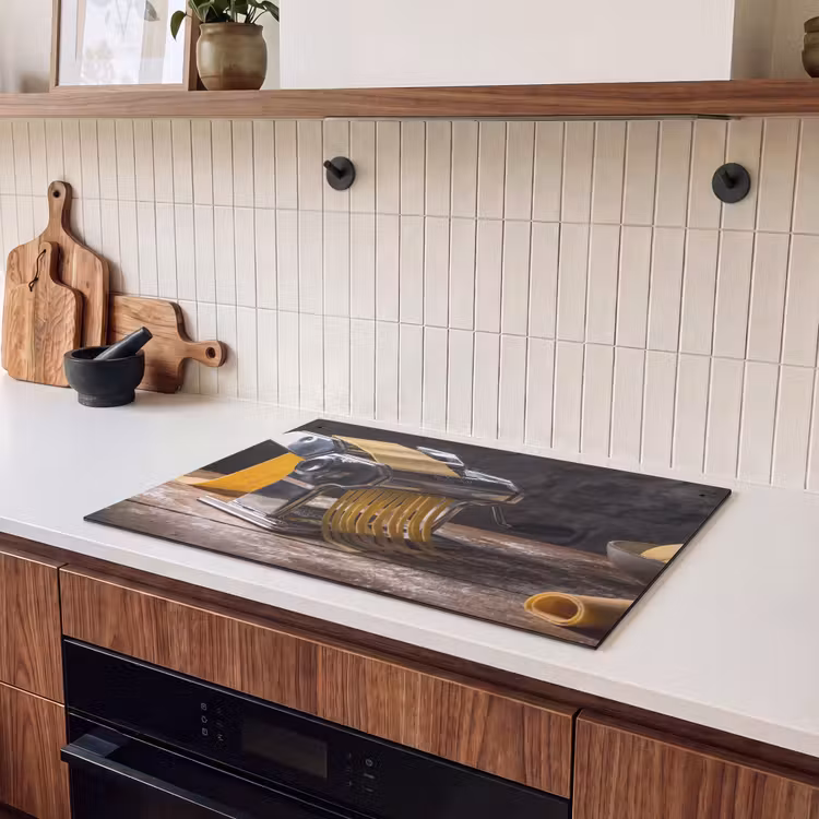 Inductie beschermer en spatscherm (2in1) - Pasta - Vers - Koken — 3