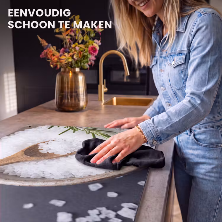 Inductie beschermer en spatscherm (2in1) - Zout - Kom - Eten — 5