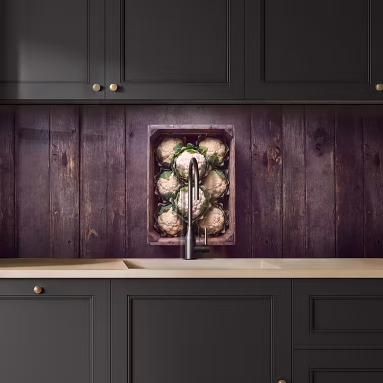 Keuken achterwand - Bloemkool - Houten kist — 6