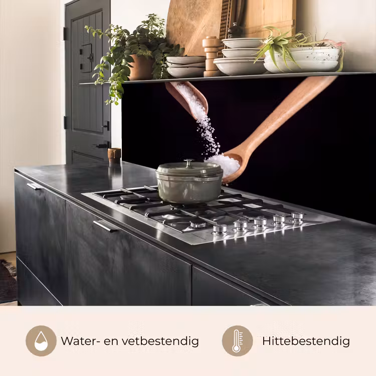 Keuken achterwand - Eten - Zout - Hout — 3