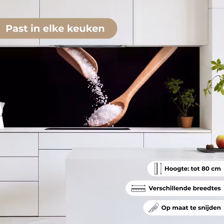Keuken achterwand - Eten - Zout - Hout — 4