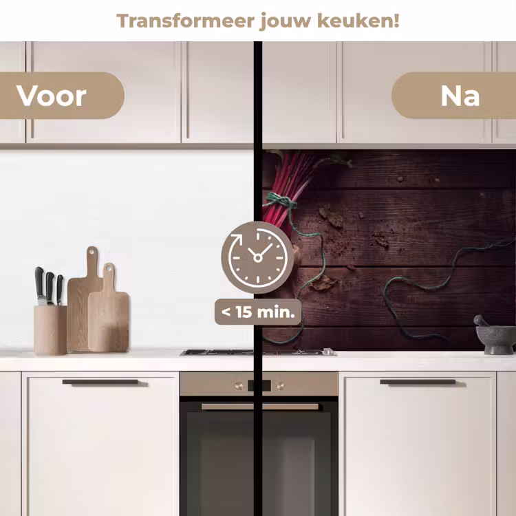 Keuken achterwand - Groente - Bieten - Rustiek — 2
