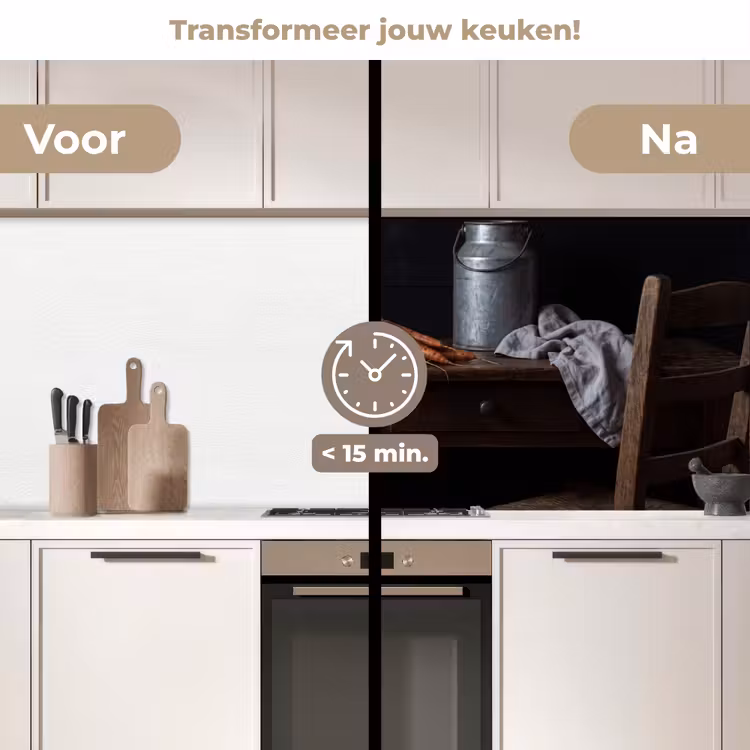 Keuken achterwand - Groenten - Rustiek - Stilleven — 2