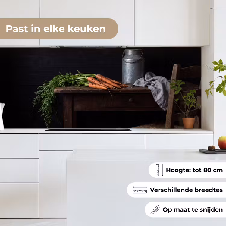 Keuken achterwand - Groenten - Rustiek - Stilleven — 4