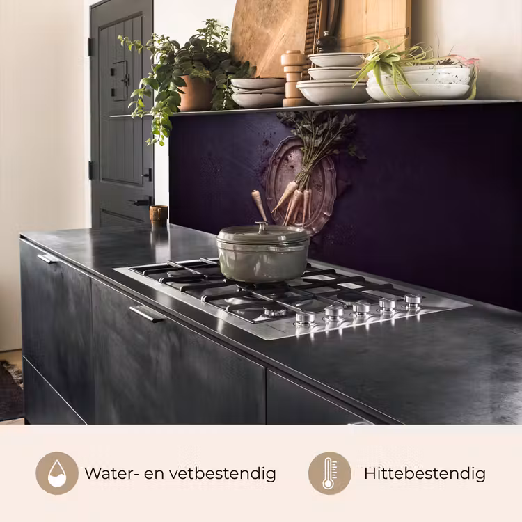 Keuken achterwand - Groenten - Still-leven - Donker — 3