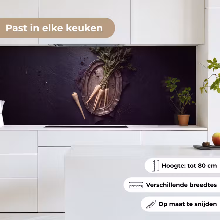 Keuken achterwand - Groenten - Still-leven - Donker — 4