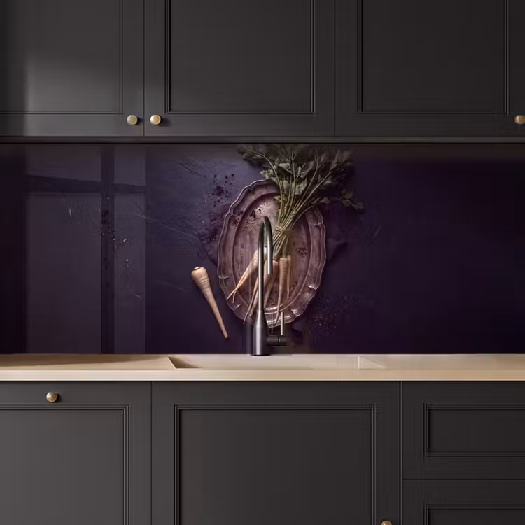 Keuken achterwand - Groenten - Still-leven - Donker — 6