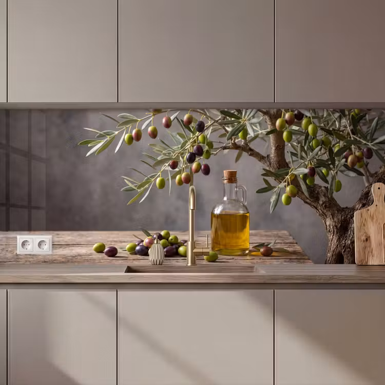 Keuken achterwand - Olijfboom - Olijven - Natuur — 1