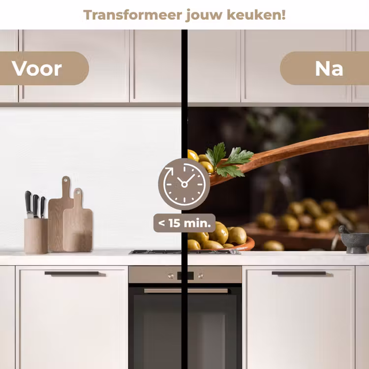 Keuken achterwand - Olijven - Olijfolie - Eten — 2