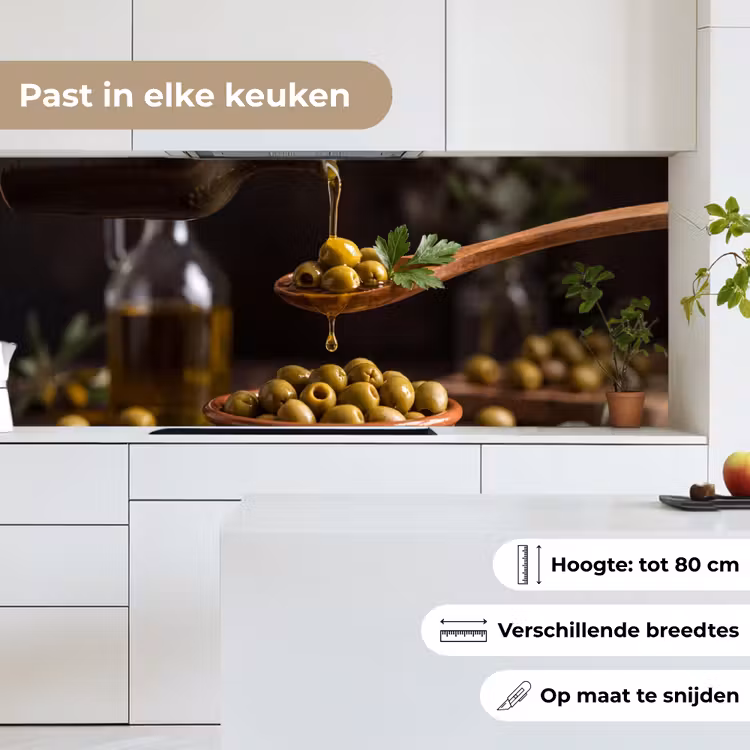 Keuken achterwand - Olijven - Olijfolie - Eten — 4