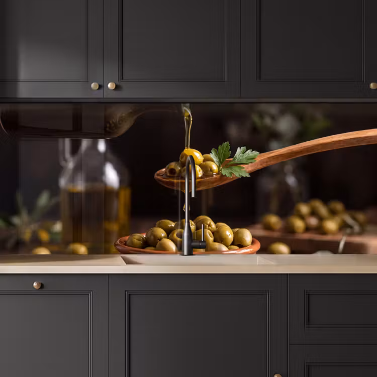 Keuken achterwand - Olijven - Olijfolie - Eten — 6