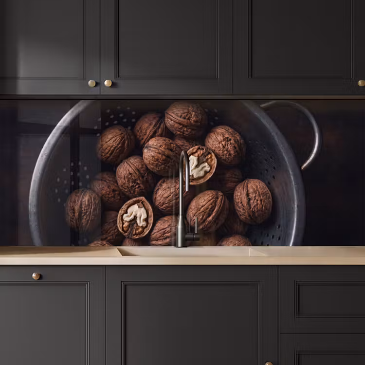 Keuken achterwand - Walnoot - Eten - Donker — 6