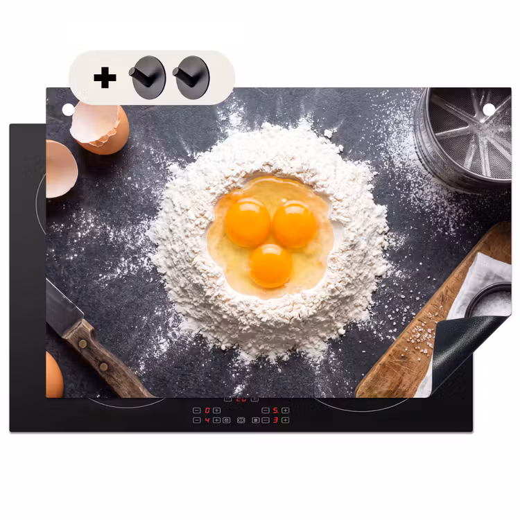 Inductie beschermer en spatscherm (2in1) - Eten - Bakken - Keuken — 1