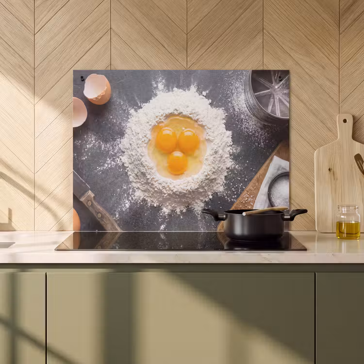 Inductie beschermer en spatscherm (2in1) - Eten - Bakken - Keuken — 2