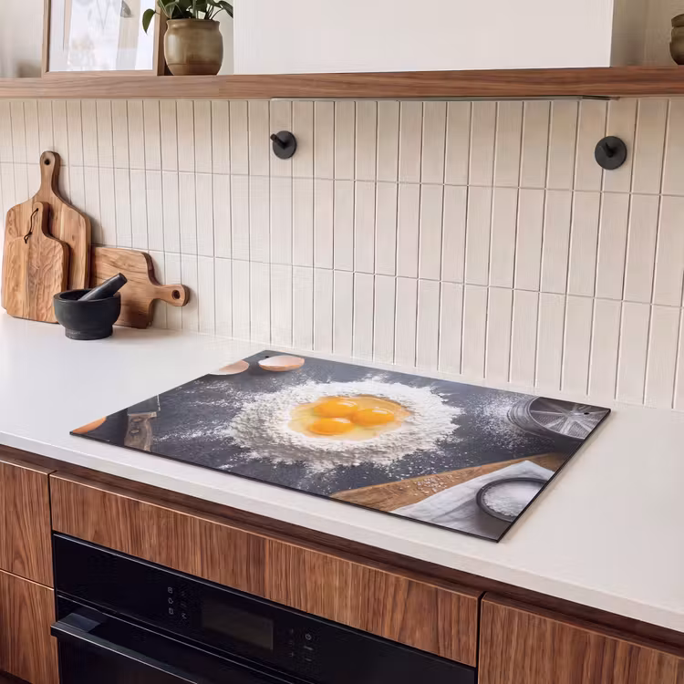 Inductie beschermer en spatscherm (2in1) - Eten - Bakken - Keuken — 3