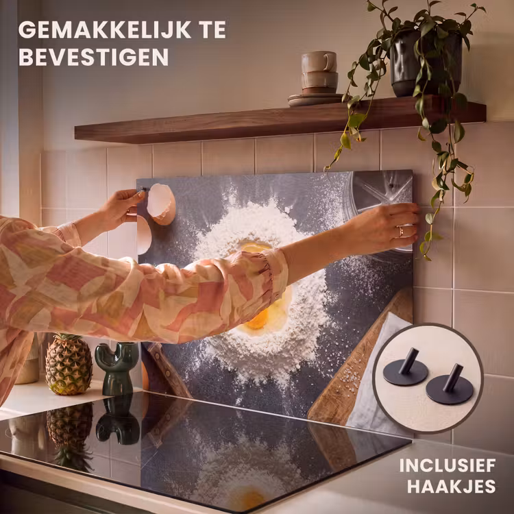 Inductie beschermer en spatscherm (2in1) - Eten - Bakken - Keuken — 7