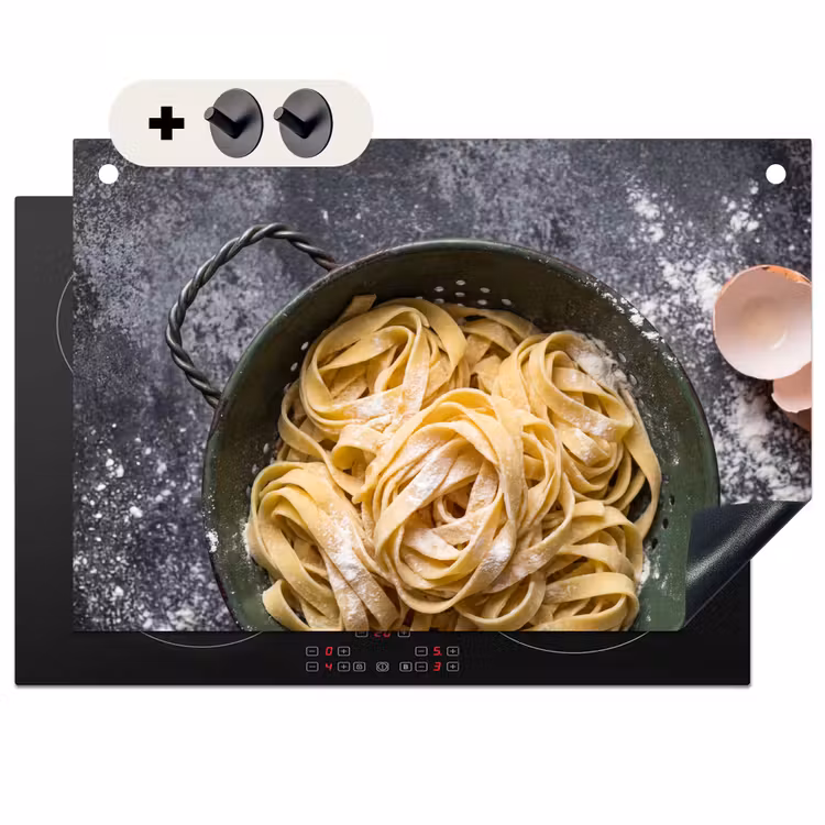 Inductie beschermer en spatscherm (2in1) - Pasta - Keuken - Eten — 1