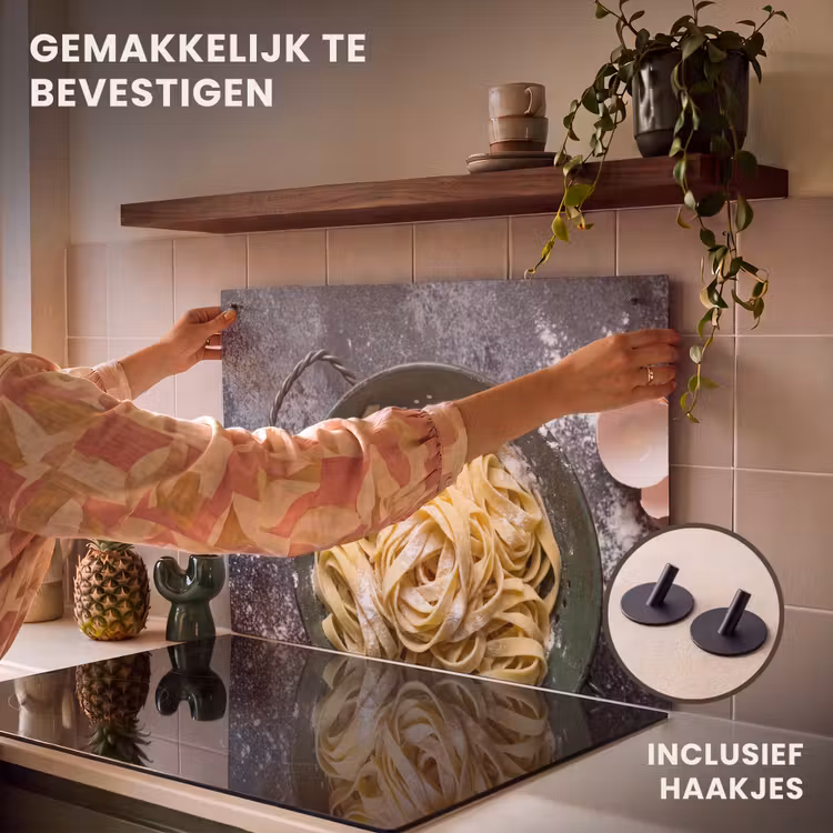 Inductie beschermer en spatscherm (2in1) - Pasta - Keuken - Eten — 7