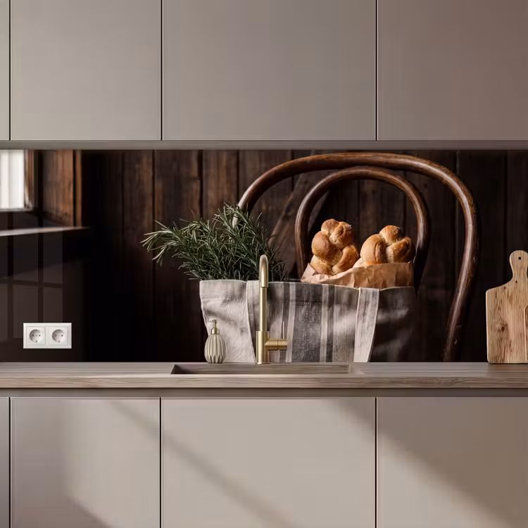 Keuken achterwand - Brood - Kruiden - Eten — 1