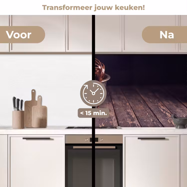 Keuken achterwand - Chocolade - Beslag - Eten — 2