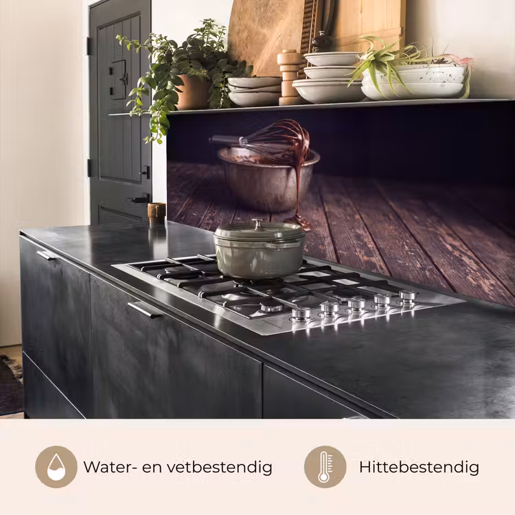 Keuken achterwand - Chocolade - Beslag - Eten — 3