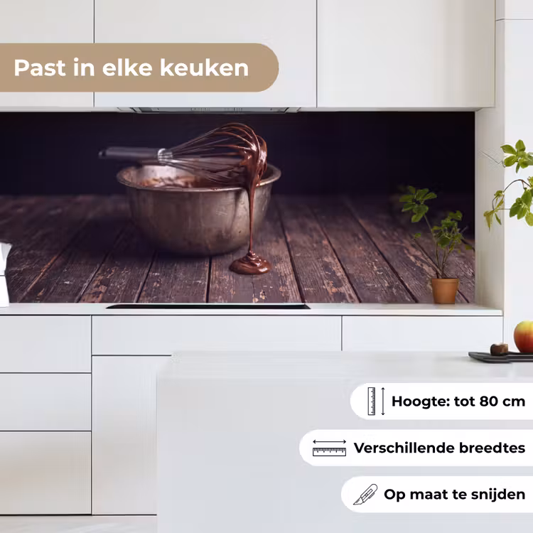Keuken achterwand - Chocolade - Beslag - Eten — 4
