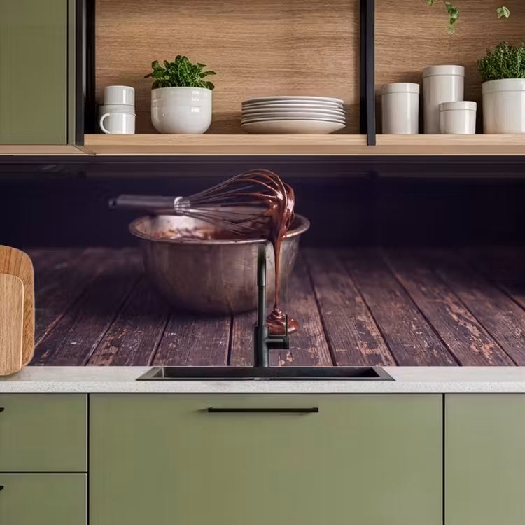Keuken achterwand - Chocolade - Beslag - Eten — 5