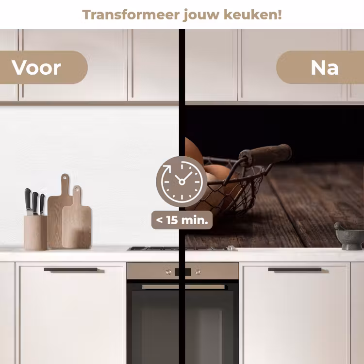 Keuken achterwand - Eieren - Mand - Eten — 2