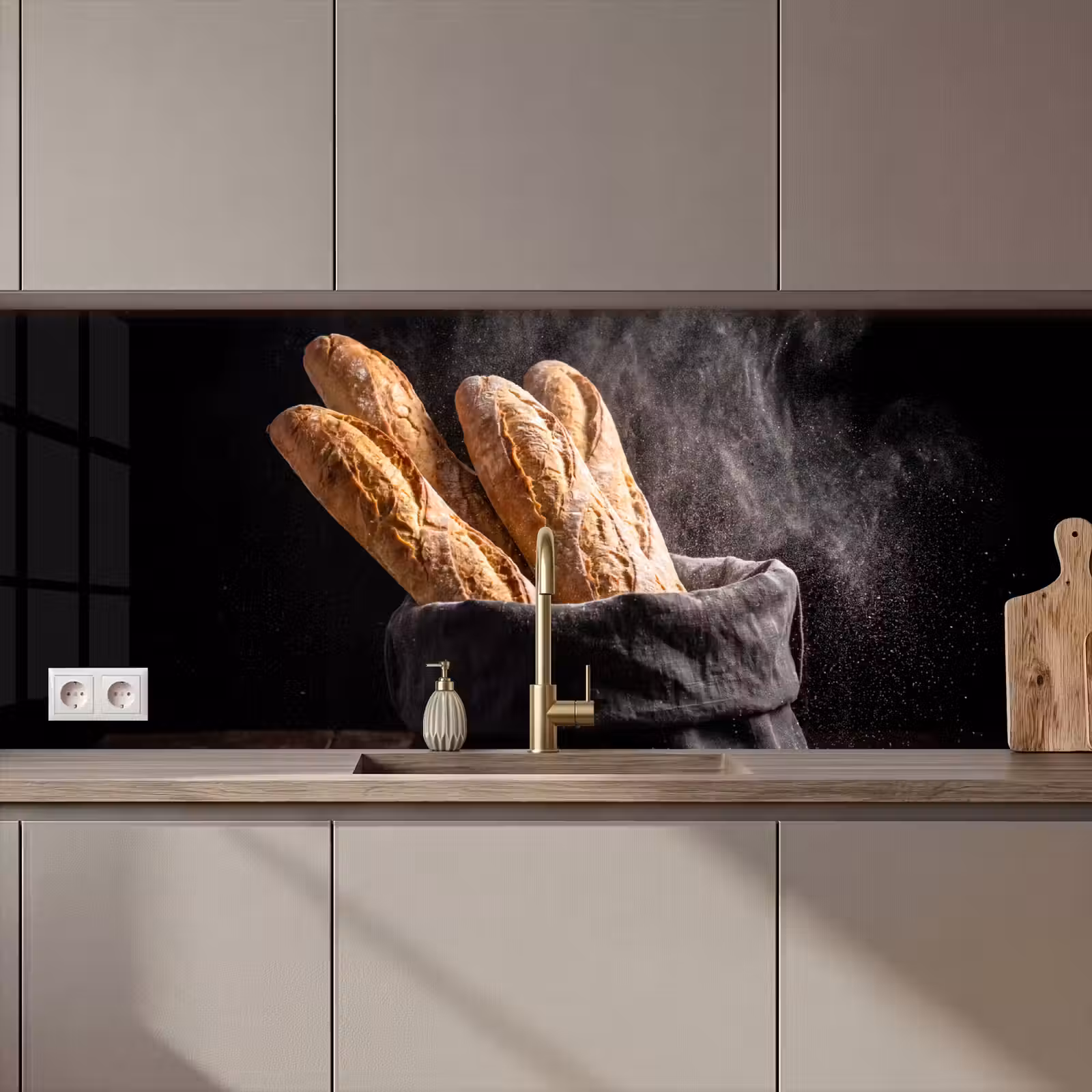 Keuken achterwand - Brood - Zak - Eten — 1