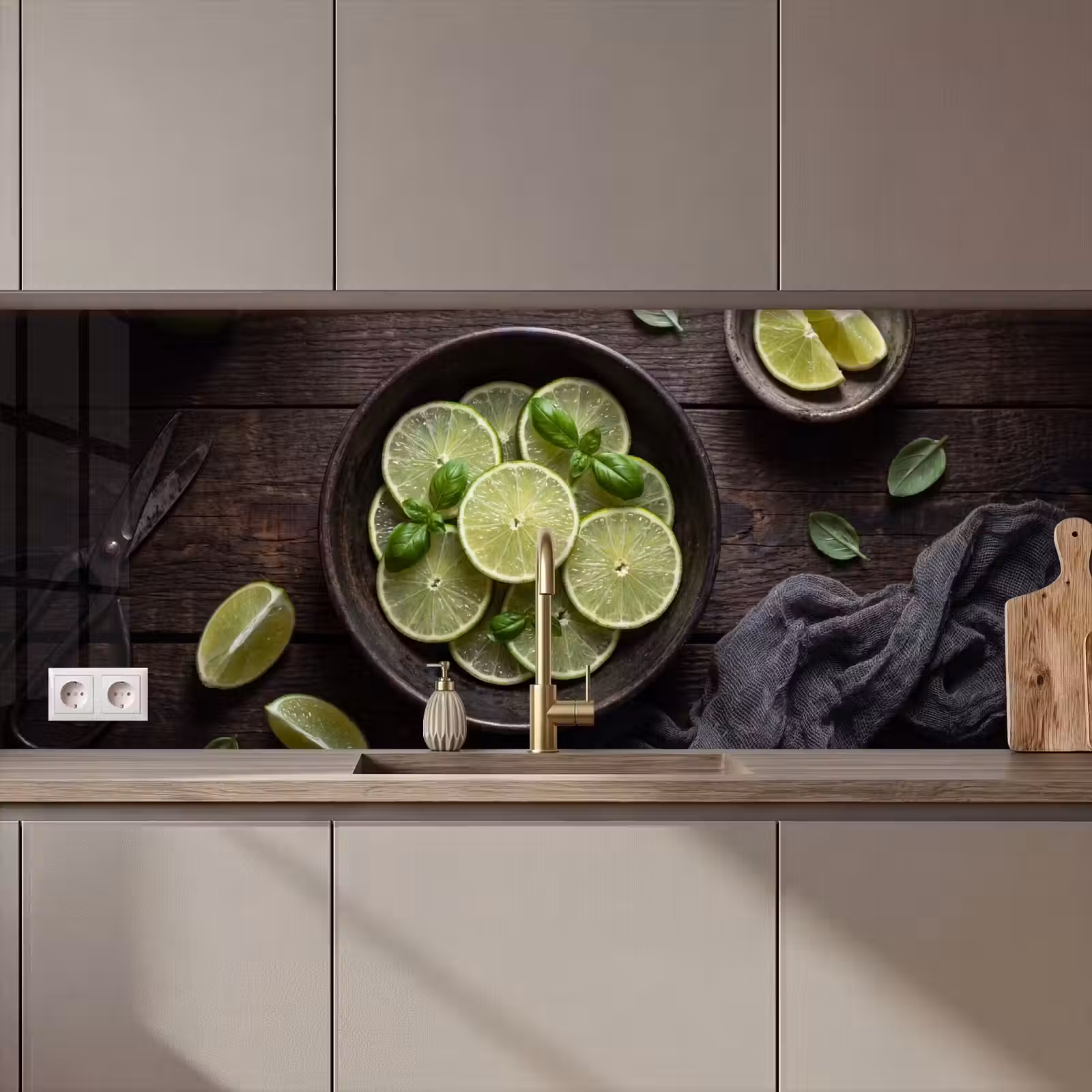Keuken achterwand - Fruit - Groen - Eten — 1