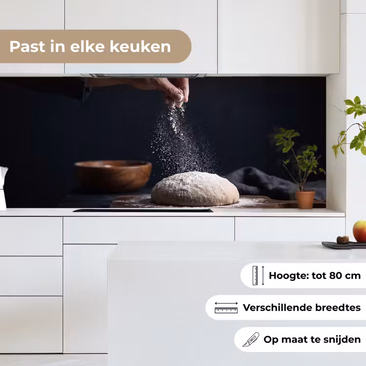 Keuken achterwand - Deeg - Hand - Bakken — 4