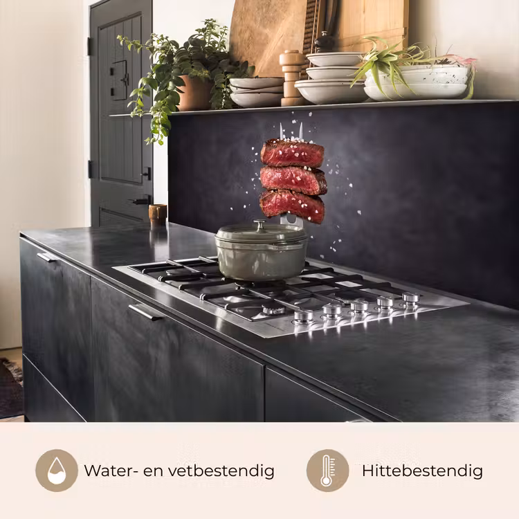 Keuken achterwand - Eten - Vlees - Zout — 3