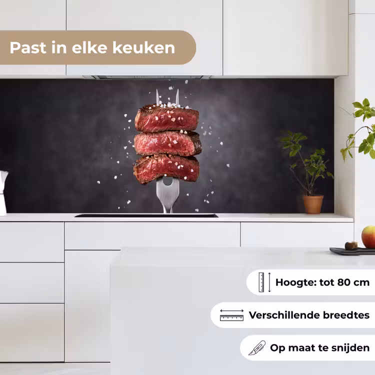 Keuken achterwand - Eten - Vlees - Zout — 4