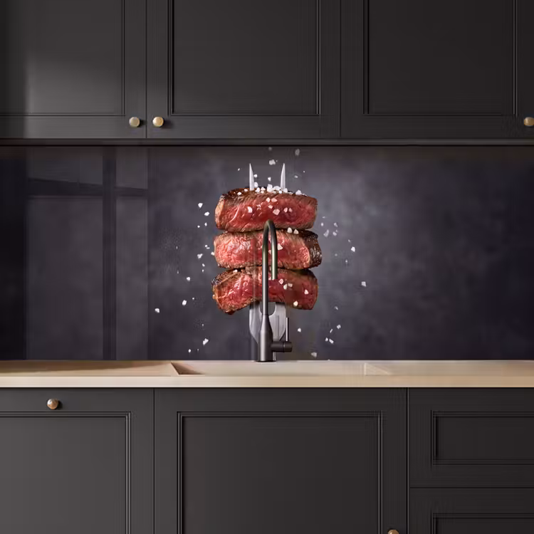 Keuken achterwand - Eten - Vlees - Zout — 6