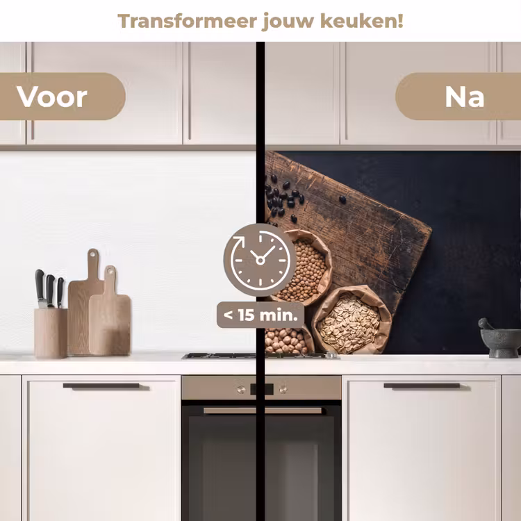 Keuken achterwand - Eten - Zakjes - Voeding — 2