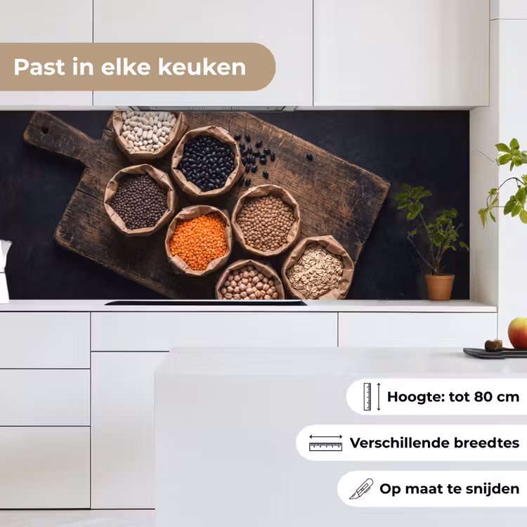 Keuken achterwand - Eten - Zakjes - Voeding — 4