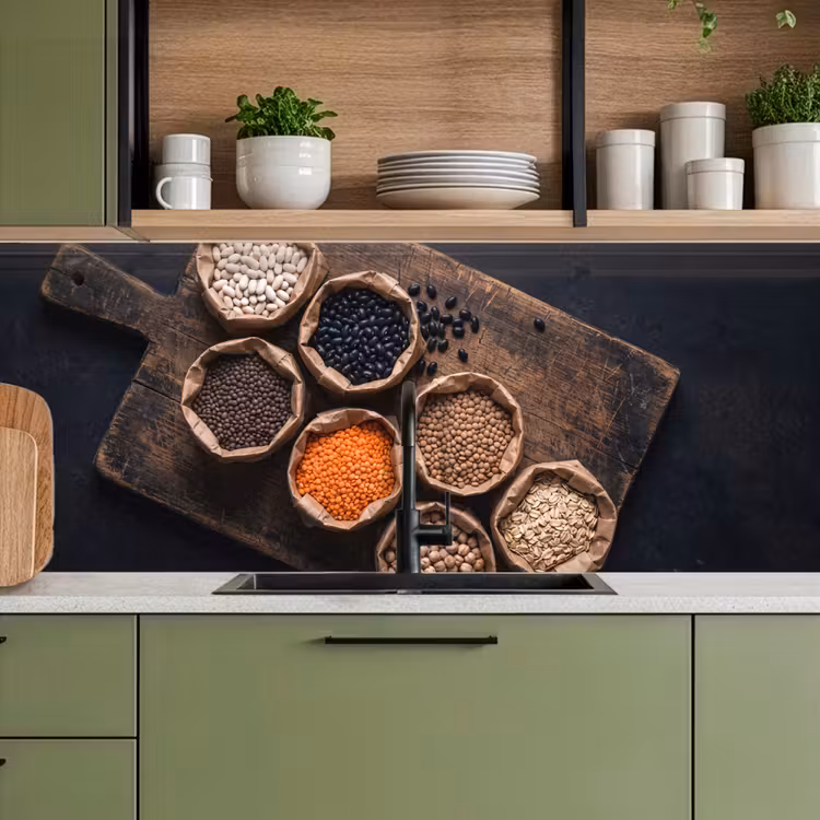 Keuken achterwand - Eten - Zakjes - Voeding — 5