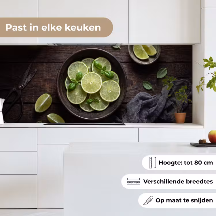Keuken achterwand - Fruit - Groen - Eten — 4