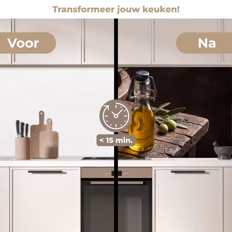 Keuken achterwand - Olijven - Eten - Rustiek — 2