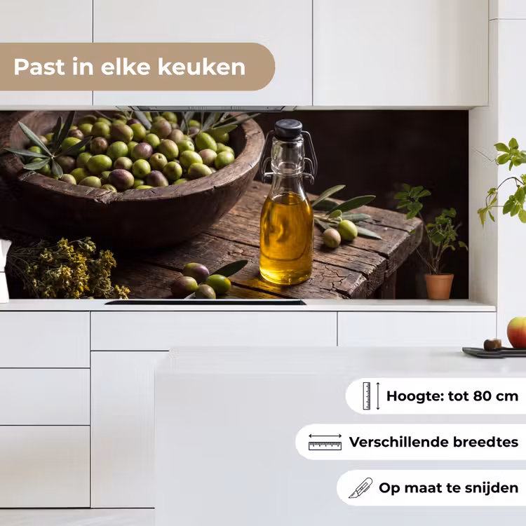 Keuken achterwand - Olijven - Eten - Rustiek — 4