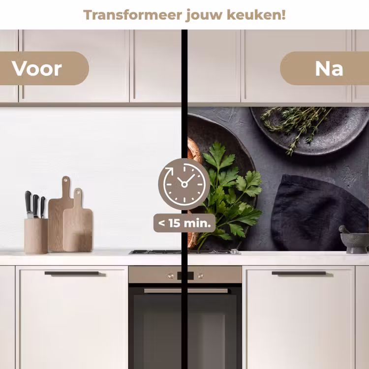 Keuken achterwand - Paddestoelen - Kruiden - Eten — 2