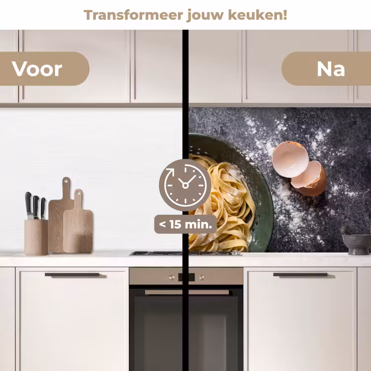 Keuken achterwand - Pasta - Keuken - Eten — 2