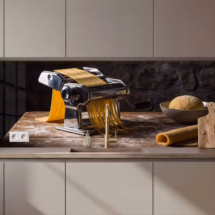 Keuken achterwand - Pasta - Vers - Koken — 1