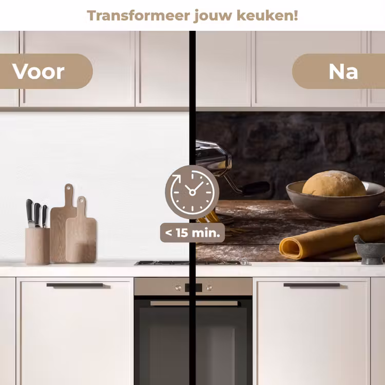 Keuken achterwand - Pasta - Vers - Koken — 2
