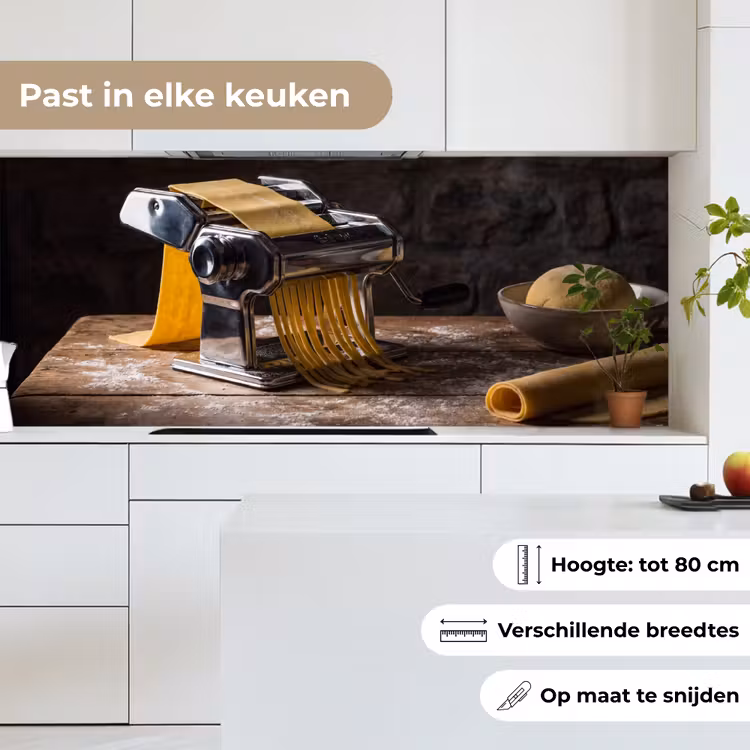 Keuken achterwand - Pasta - Vers - Koken — 4