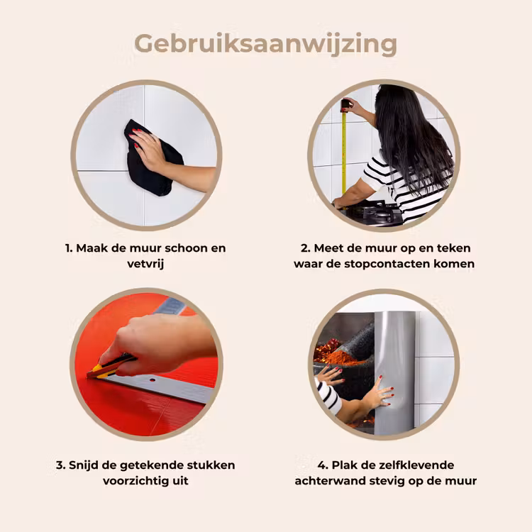 Keuken achterwand - Specerijen - Vijzel - Rood — 7