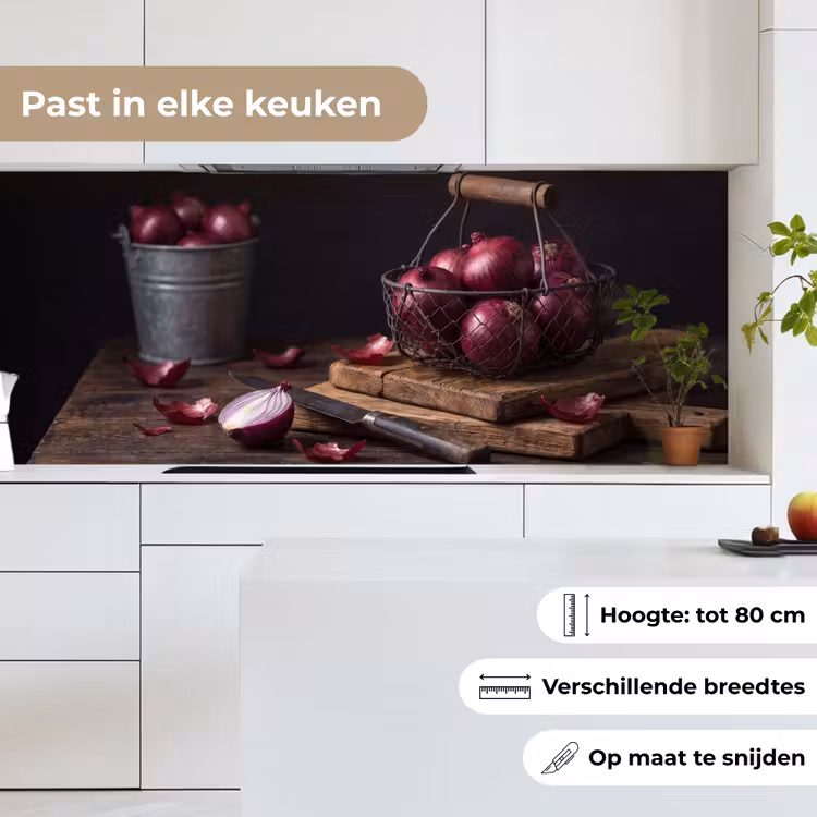 Keuken achterwand - Ui - Eten - Rustiek — 4